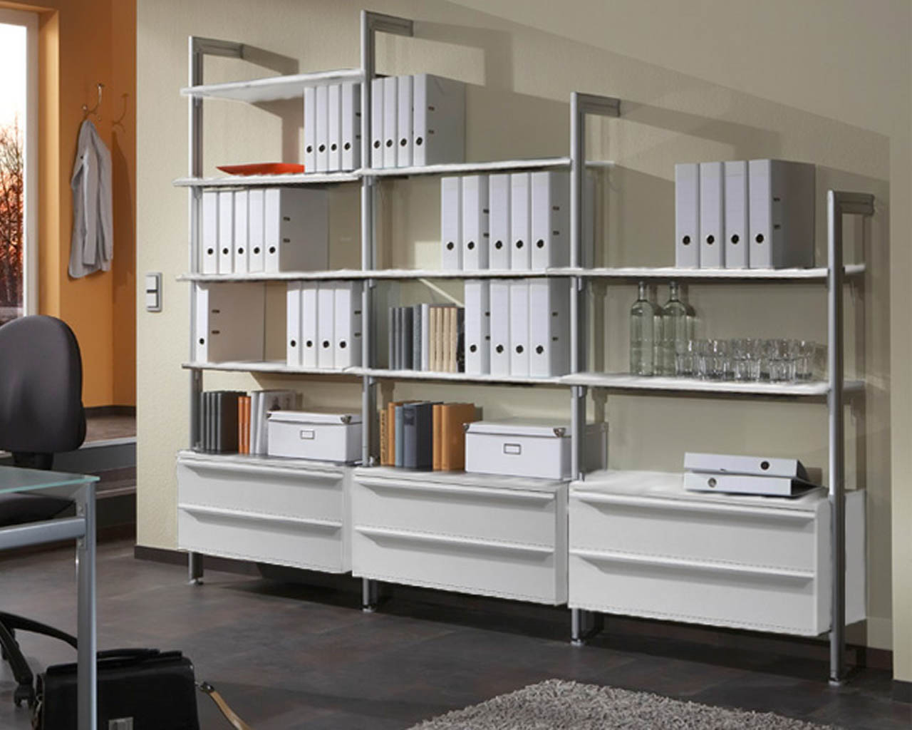 Büromöbel Schranksystem FLEX für das Arbeitszimmer