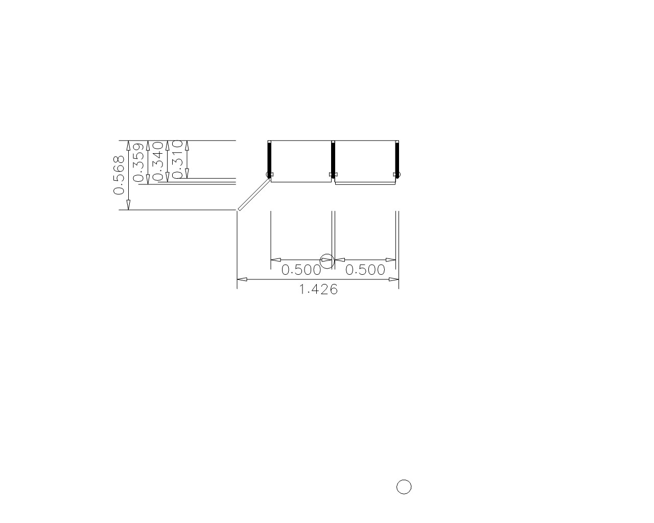 Bemaßter Grundriss Garderobe DALIA mit schwenkbaren Spiegel von FRANK Schranksysteme.