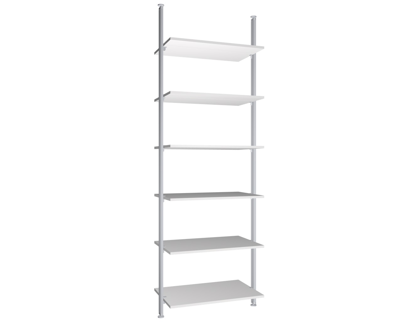 Modul 5 - Regalsystem Boden-Decken-Montage | BxHxT: 87,5 x 295 x 50 cm