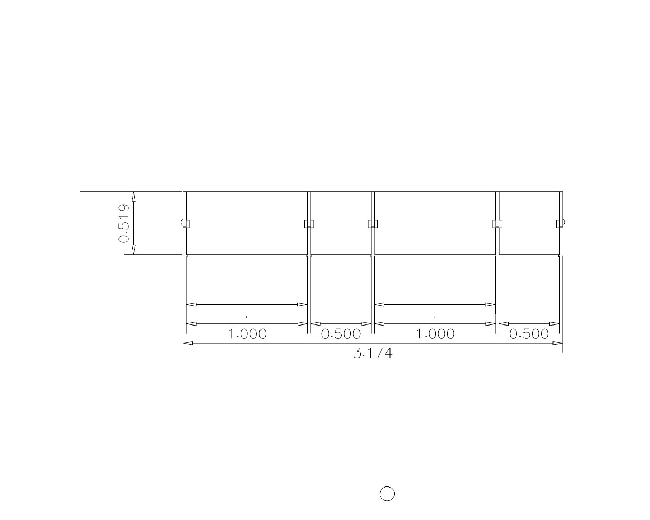 Begehbares Schranksystem ACAPULCO im Ankleidezimmer - Grundriss