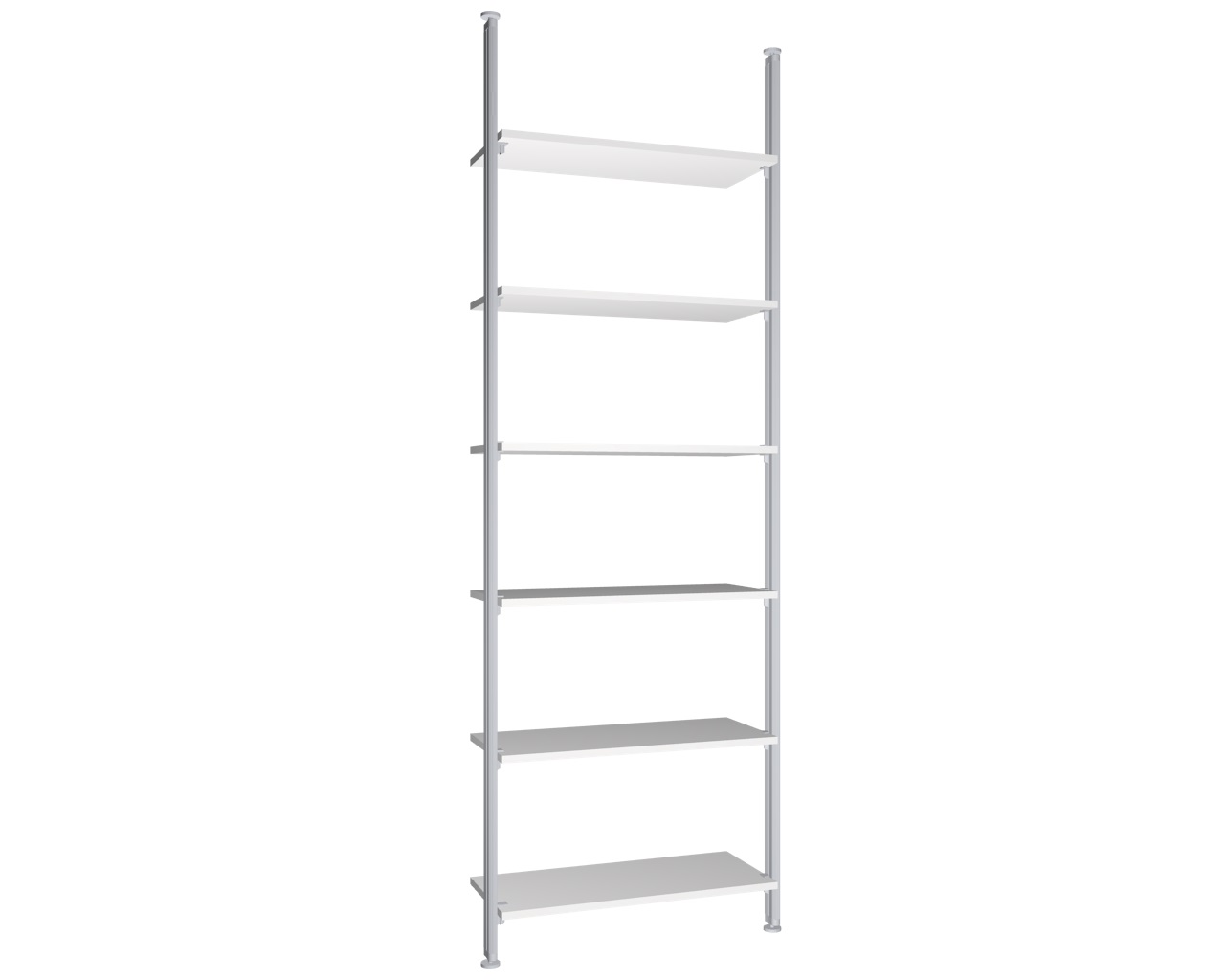 Modul 5 - Regalsystem Boden-Decken-Montage | BxHxT: 87,5 x 295 x 36 cm