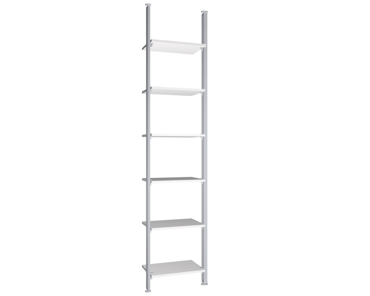 Modul 5 - Regalsystem Boden-Decken-Montage | BxHxT: 57,5 x 295 x 36 cm