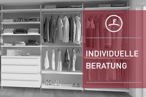 FRANK Schranksysteme Vorteil 5: Individuelle Beratung